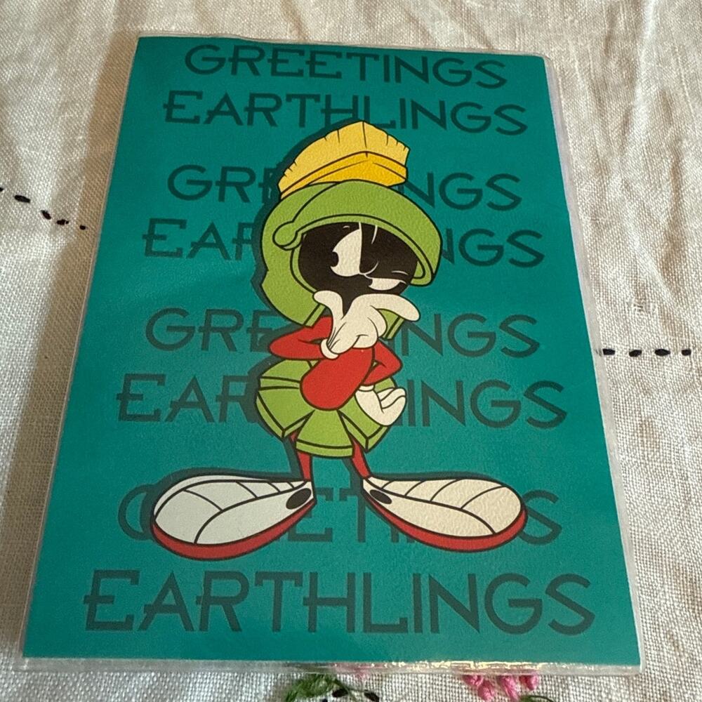 Looney Tunes Marvin The Martian Vintage 97' Photo Album Book Holds 4 x 6" Photo